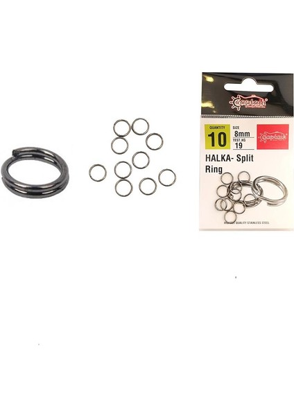 5140 Kaşık Halkası 10 Adet Black Nikel