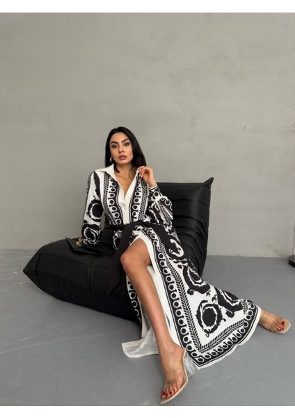 Atlas Kumaş Elbise(Kuşak Dahildir) modelleri