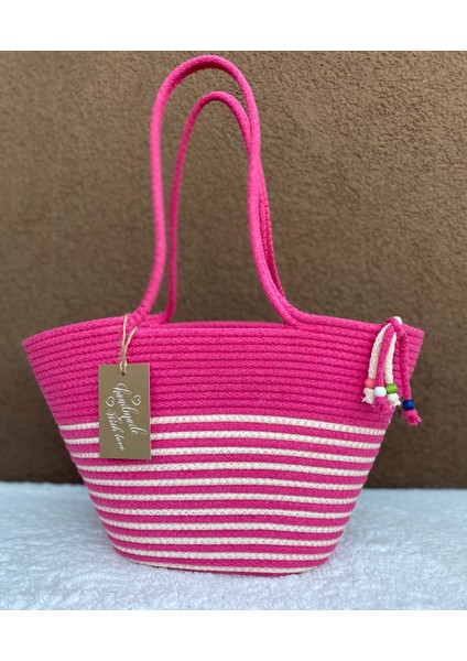 Hasır Çanta,kol Çantası,plaj Çantası