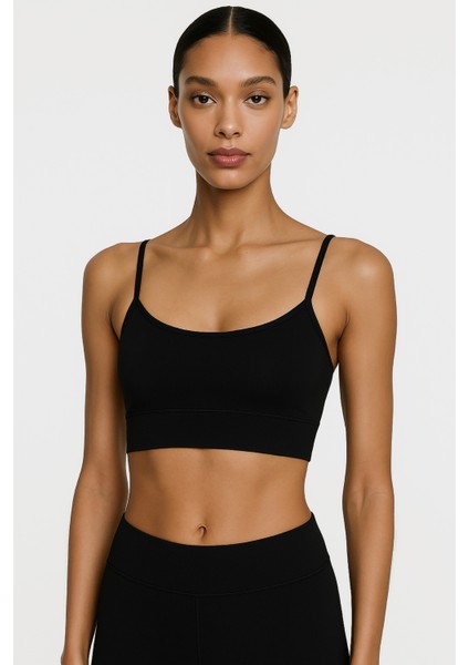 Ince Askılı Toparlayıcı Spor Büstiyer