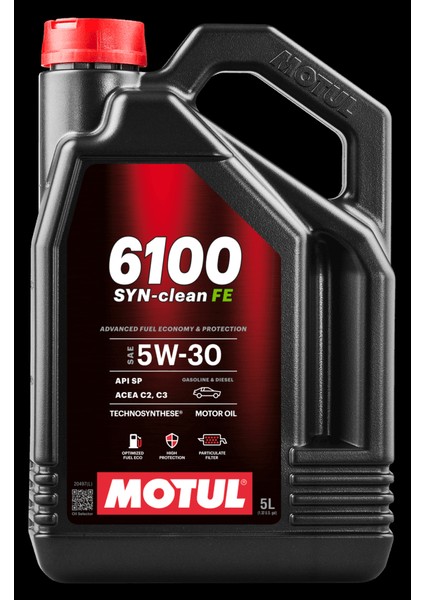 6100 Syn-Clean Fe 5W-30 5 Lt Motor Yağı