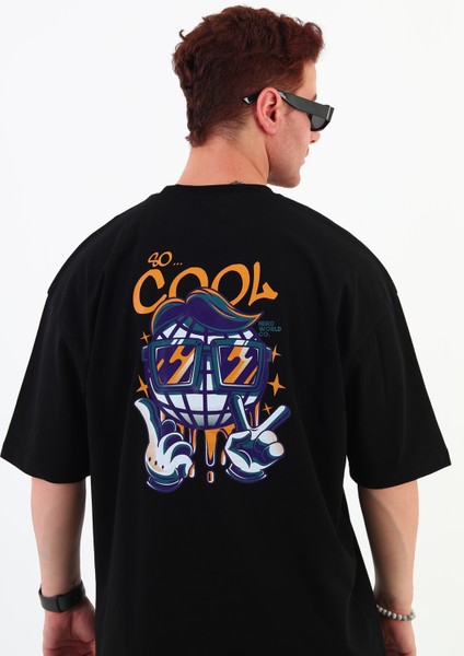 So Cool - Race-Ho-Oversize Tişört | Sırt Baskılı – Minimal Göğüs Desenli Unisex Tshirt