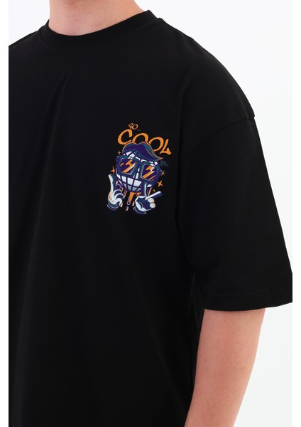So Cool - Race-Ho-Oversize Tişört | Sırt Baskılı – Minimal Göğüs Desenli Unisex Tshirt