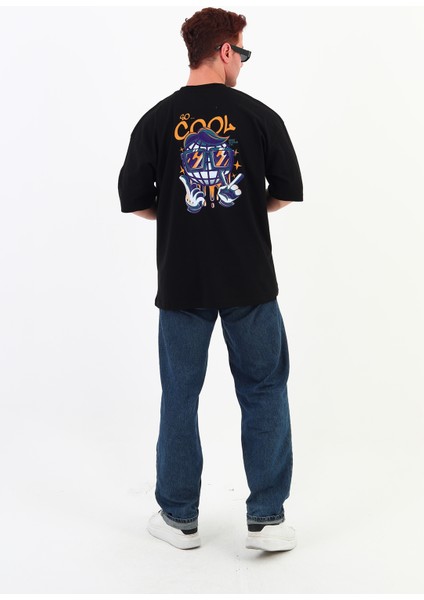 So Cool - Race-Ho-Oversize Tişört | Sırt Baskılı – Minimal Göğüs Desenli Unisex Tshirt