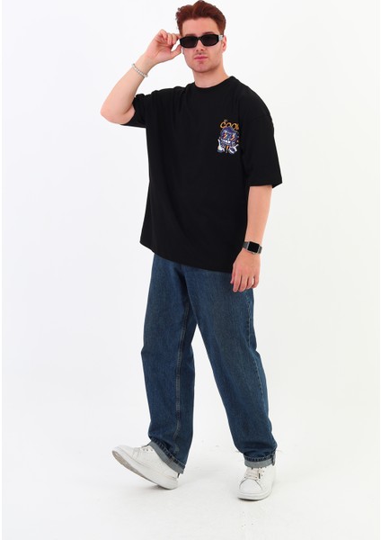 So Cool - Race-Ho-Oversize Tişört | Sırt Baskılı – Minimal Göğüs Desenli Unisex Tshirt