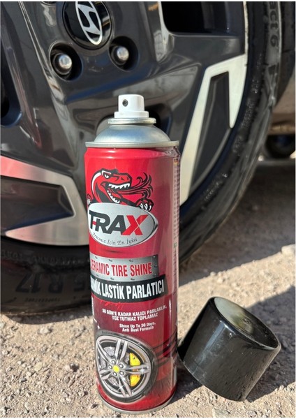 Trax Seramik Lastik Parlatıcı Aerosol – Uzun Süre Kalıcı Parlaklık, Suya ve Kire Dayanıklı Lastik Koruma Spreyi 500ML fiyatları