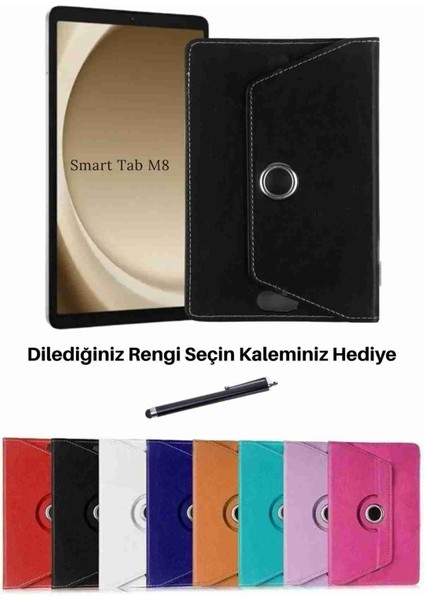 Smart Tab M8 Uyumlu 2ghz 2 32,8 1280X800 IPS 8" Standlı 360° Dönebilen Deri Tablet Kılıfı fiyatları