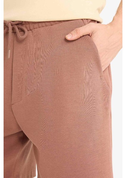 Yeni Sezon Beli Bağcıklı Cepli Basic Düz Şort
