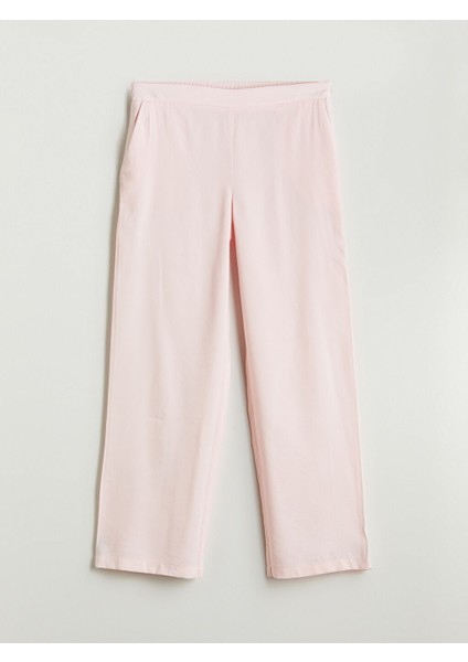 Yeni Sezon Beli Lastikli Genis Paca Kadin Pantolon - S5O444Z8