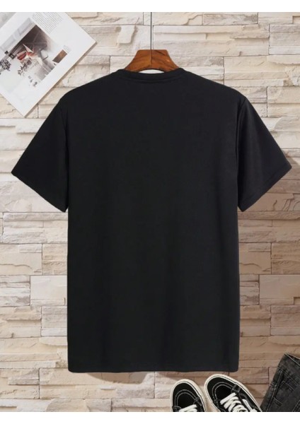 Beyaz Renk Erkek V Yaka T-Shirt Pamuklu Günlük Tişört modelleri