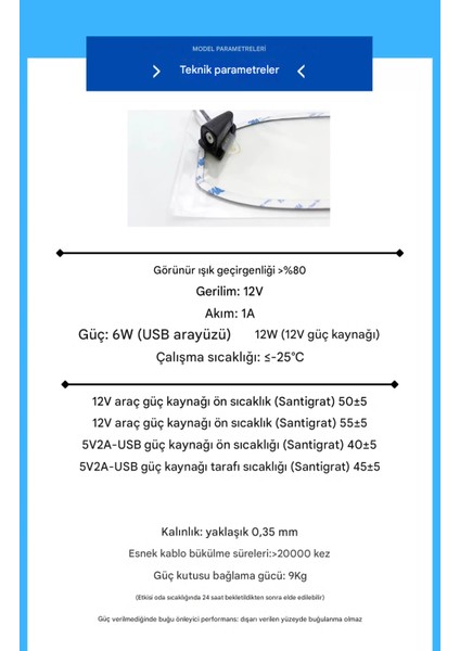 Evrensel Pinlock Buğu Önleyici Rezistanslı Pinlock