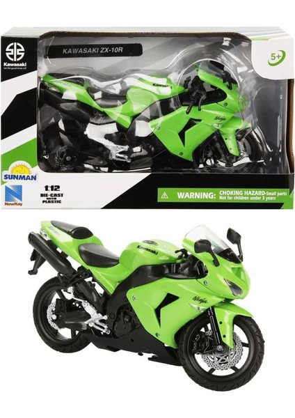 Nessiworld 42447 Sun-Kawasakı ZX-10R 2006 Yeşil 1:12 fiyatları