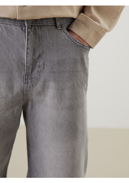 Yeni Sezon Loose Fit Erkek Jean Pantolon - S5PA46Z8 modelleri