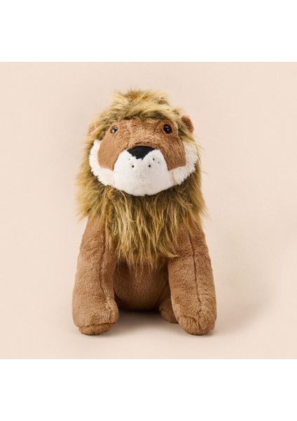 Soft Ormanların Kralı Aslan Figürlü Yastık - Kahverengi - 30X55 cm indirimleri