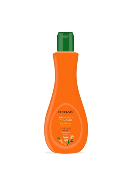 Güneş Sütü Havuç Özlü – Bronzluk Destekleyici Doğal Formül, 215 ml