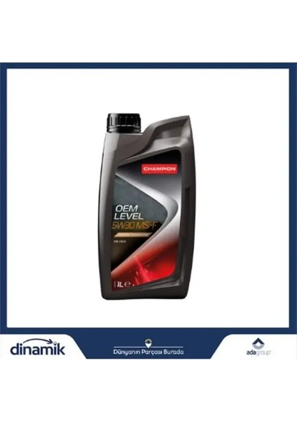 Motor Yagı Dızel Dpf Partıkul Oem Level 5W30 Ms-F 1lt