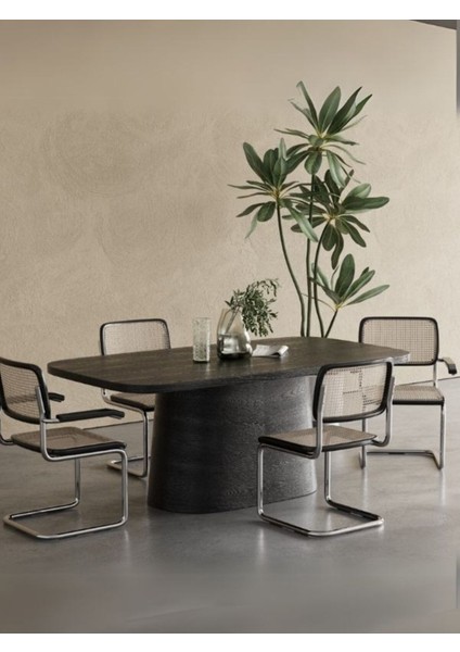 Barocco Italyan Still Oval Ahşap Yemek Masası 100X190 fiyatları