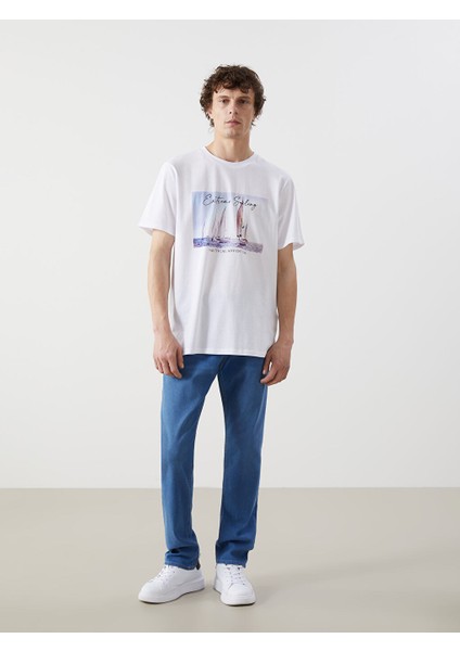 Yeni Sezon Slim Fit Erkek Jean Pantolon - S5K990Z8