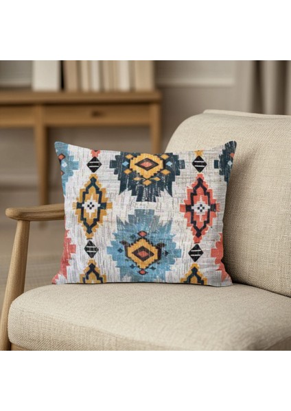 Etnik Nakışlı Yastık Kılıfı