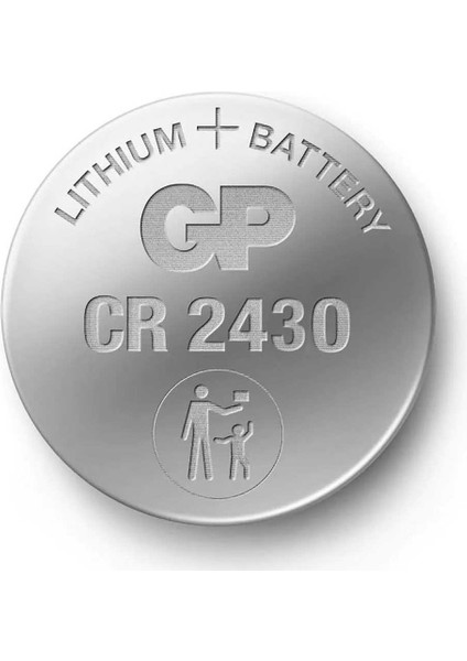 CR2430-C5 3V Lityum Düğme Pil 5'li Paket Gp CR2430 Pil 3V Smart Kumandalar Için Kumanda Pili Para Pil