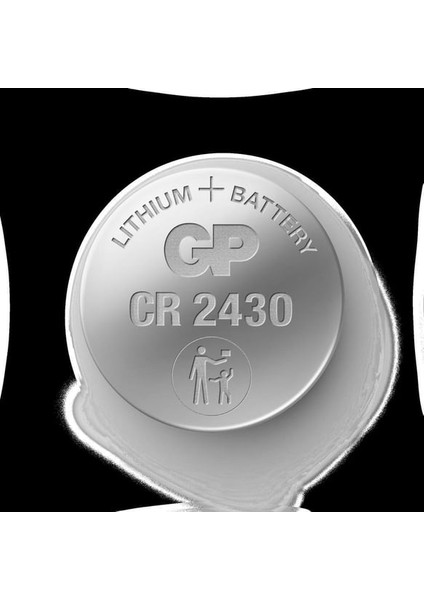 CR2430-C5 3V Lityum Düğme Pil 5'li Paket Gp CR2430 Pil 3V Smart Kumandalar Için Kumanda Pili Para Pil