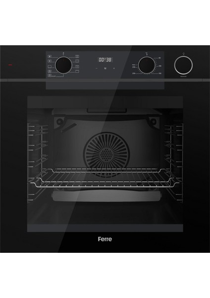 New Fryart & Steamart Cs Seriisi Ultra Sessiz Siyah Ankastre Set ( QEP64CS-CS205FA-D080-SA )