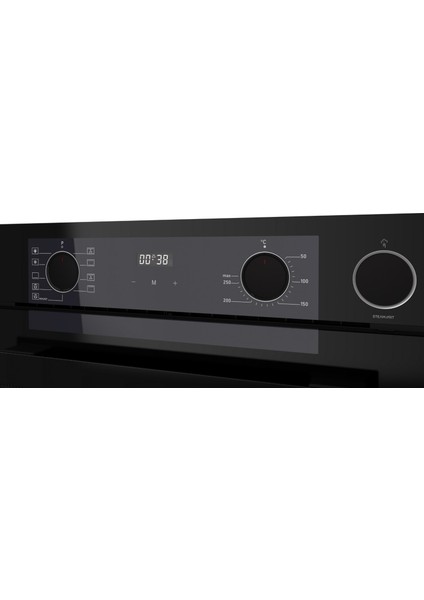 New Fryart & Steamart Cs Seriisi Ultra Sessiz Siyah Ankastre Set ( QEP64CS-CS205FA-D080-SA )