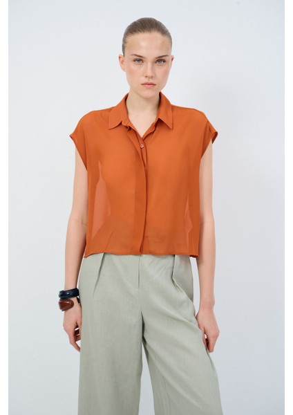 Erkek Yaka Kısa Kollu Gömlek