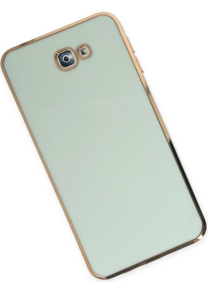 Samsung Galaxy J7 Prime Kılıf Volet Silikon - Açık Yeşil Bstmy