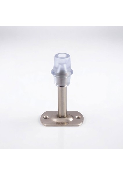 Kapı Stoperi Tamponu Metal Kapı Durdurucu Tutucu Kapı Altı Üstü Stopu Silikonlu Krom 8 cm (5 Adet)
