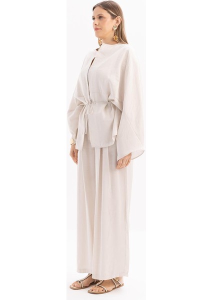 Taş-Belden Bağcıklı Modal Kimono modelleri