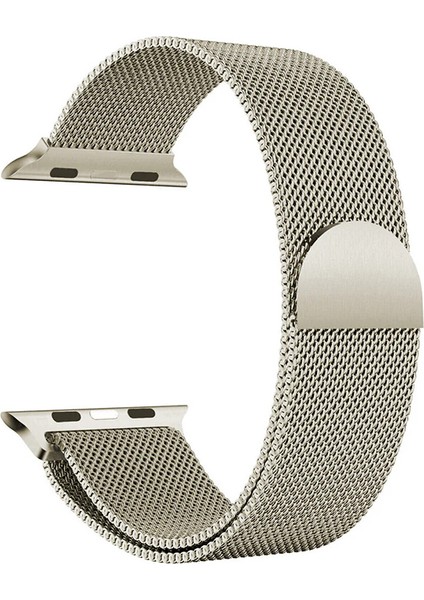 Apple Watch 10 9 8 7 6 Se Ultra Uyumlu 42 44 45 46 49MM Milano Metal Hasır Mıknatıslı Kordon Paslanmaz Çelik