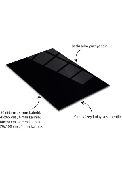 Paslı Makine Cam Tablo - MOD039