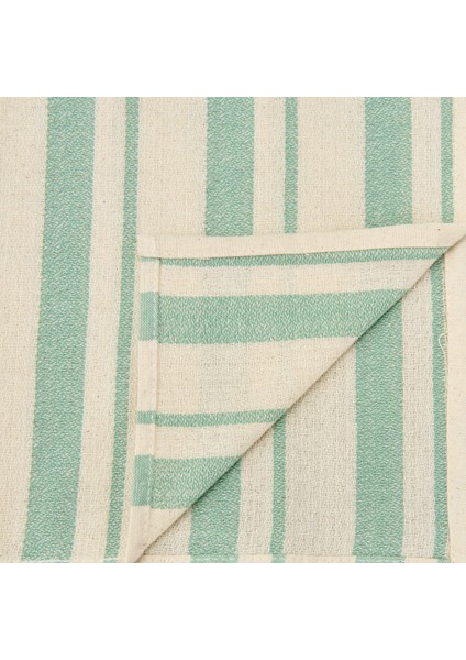 Soft Alno Runner - Ekru / Yeşil - 50X140 cm fırsatları