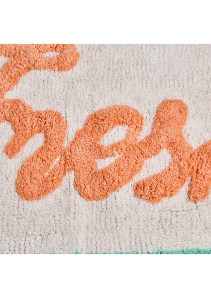 Soft Fresh Granny Tufting Banyo Paspası - Beyaz - 60X90 cm fiyatları