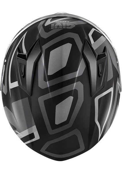 Gıvı 50.7 Proton Mat Tıtanıum-Siyah Kask