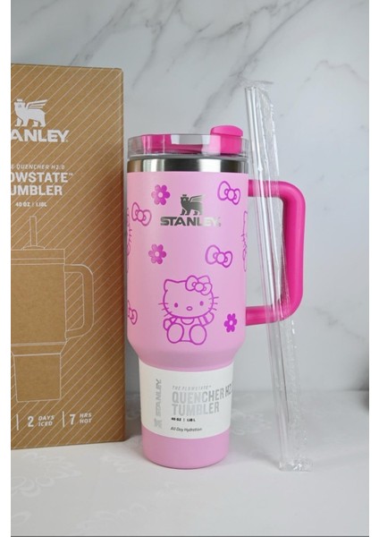Quencher Pipetli Termos 1,18 L Hello Kitty