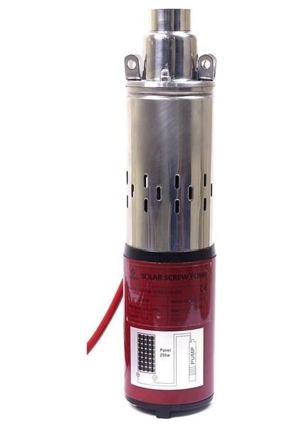 24 Volt Dc Solar Güneş Enerjili Dalgıç Pompa 250W 15 mt Kablolu 50MSS 1.5m³/h