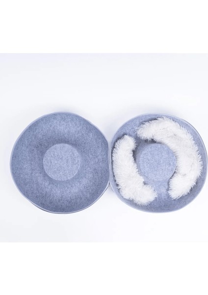 Peluş Donut Kedi Yatağı - Peluş Donut Kedi Tüneli fiyatları