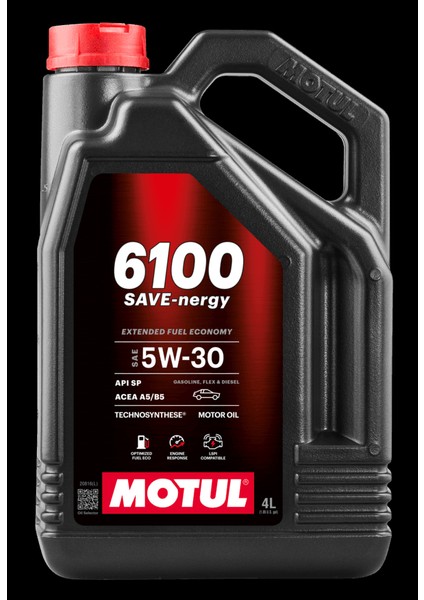 6100 Save-Nergy 5W-30 4 Lt Motor Yağı