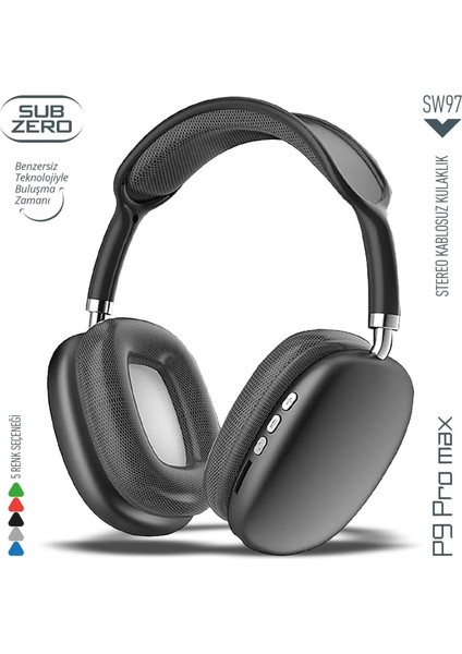 SW97 P9 Pro Max Bluetooth Kulaküstü Kulaklık