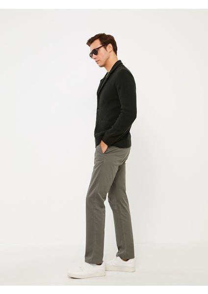 Yeni Sezon Standart Kalip Erkek Chino Pantolon - S40158Z8