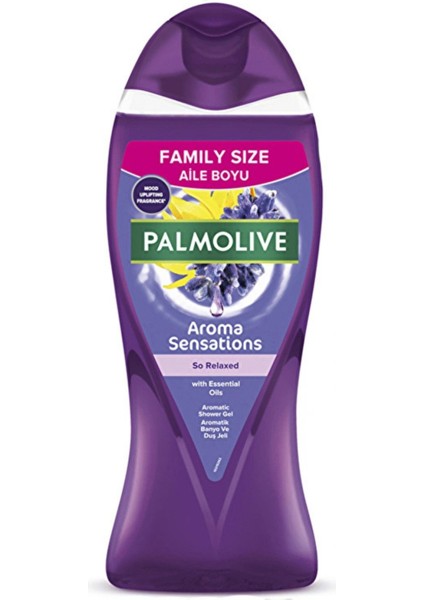 Aroma Sensations So Relaxed Duş ve Banyo Jeli – Lavanta, Ylang Ylang & Kakule Özlü, 750 ml