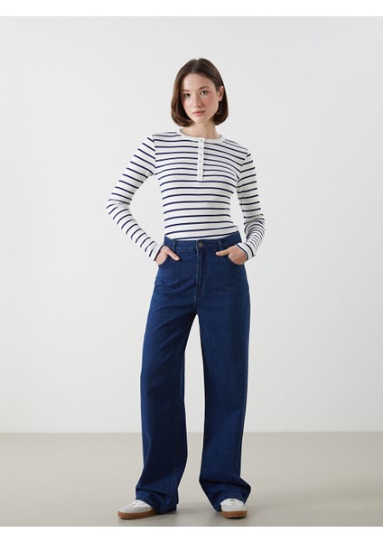 Yeni Sezon Wideleg Kadin Jean Pantolon - S5G392Z8