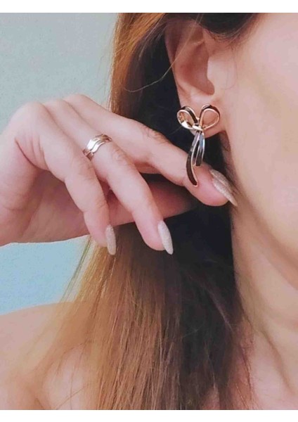 Çelik Mineli Fiyonk Küpe Yeni Sezon Trend Modeller Yaz Trendleri modelleri