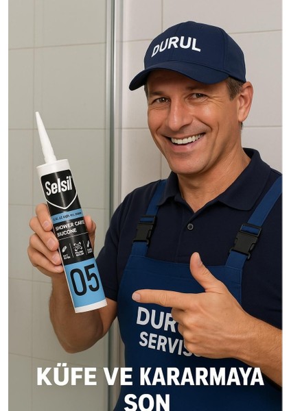 Durul Selsil 05NO Duşakabin Silikonu - 3 Adet