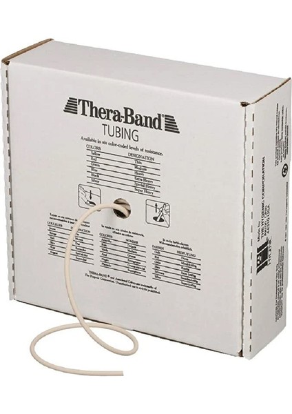 Theraband Tubing Direnç Lastiği 1,5 Metre Bej Ekstra Hafif