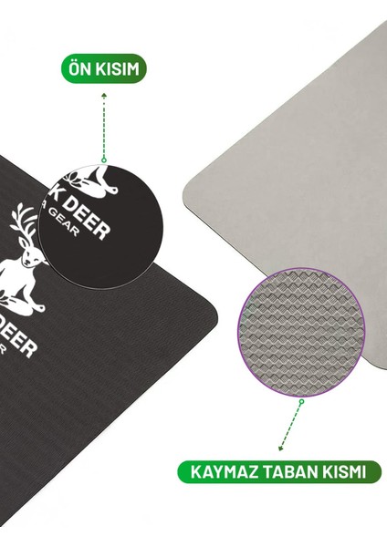 Premium Kaymaz Pilates ve Yoga Matı – Çift Yüzeyli, Ekstra Konforlu ve Dayanıklı modelleri