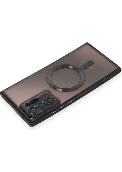 Samsung Galaxy Note 20 Ultra Kılıf Kross Magneticsafe Kapak - Siyah Bstmy