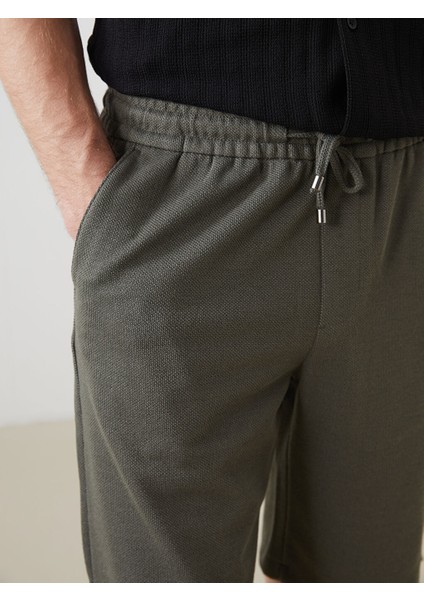 Yeni Sezon Slim Fit Erkek Sort - S56583Z8